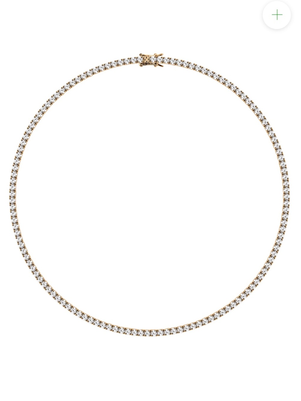 Dorsey 3mm tennis necklace